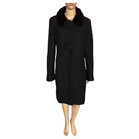 GEORGES RECH  Coats T.fr 38 WOOL Black