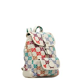 Gucci-GG Canvas Children's Backpack  630818-Beige
