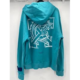 Off White-OFF-WHITE Pulls & sweats T.International XL Coton-Turquoise