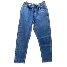 Off White-OFF-WHITE Jeans T.US 32 Baumwolle-Blau