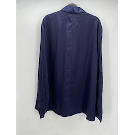 Autre Marque-NON SIGNE / UNSIGNED  Shirts T.International L Viscose-Navy blue