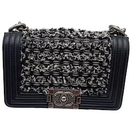 Chanel-CHANEL  Handbags T.  tweed-Black