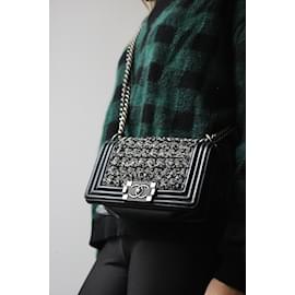 Chanel-CHANEL  Handbags T.  tweed-Black