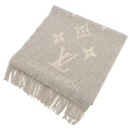 Louis Vuitton-Grey Reykjavik cashmere scarf-Grey