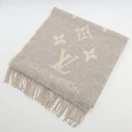 Louis Vuitton Cashmere Monogram Reykjavik Scarf Black - Luxury Helsinki