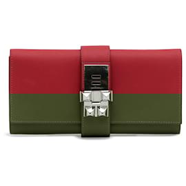 Hermès-Hermes Pochette Medor Tadelakt Rouge 23-Rouge