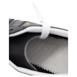 Lanvin-Lanvin Glen Arpege Sneakers aus schwarzem Kalbsleder-Schwarz