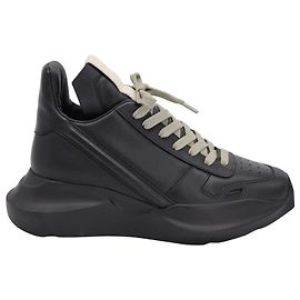 Zapatillas Rick Owens Geth Chunky de cuero negro Negro