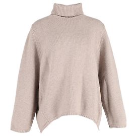 Totême Toteme-Rollkragenpullover aus beiger Wolle Beige