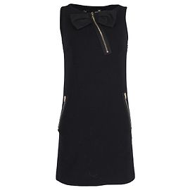 Minivestido recto de algodón negro de Love Moschino Negro