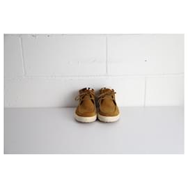 Tod's-Tod's Lace-Up Desert Boots in Brown Suede-Brown