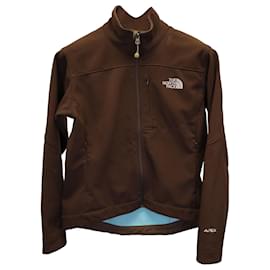 The North Face-Giacca The North Face Apex Soft-Shell in poliestere marrone-Marrone