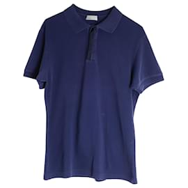 Polo Dior de algodón azul Azul