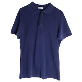 Polo Dior en coton bleu Bleu