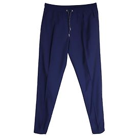 Dior Drawstring Pants in Blue Virgin Wool Blue
