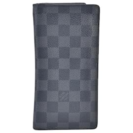 Louis Vuitton-Damier Graphite Brazza-Black