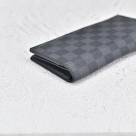Louis Vuitton-Damier Graphite Brazza-Black
