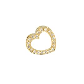 & Other Stories-18k Gold Diamond Heart Pendant-Golden
