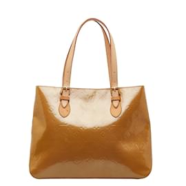 Louis Vuitton-Monogram Vernis Brentwood Tote Bag M91511-Yellow