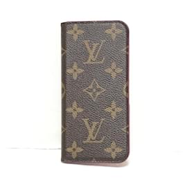 Louis Vuitton-Louis Vuitton Etui téléphone-Marron