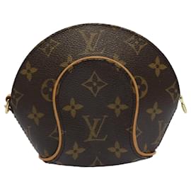 Louis Vuitton-LOUIS VUITTON Monogram Mini Ellipse Pouch M51129 LV Auth 51936a-Monogram