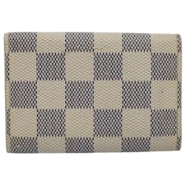 Louis Vuitton-LOUIS VUITTON Damier Azur Multicles 6 Schlüsseletui N61745 LV Auth 52169-Andere