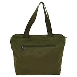 Prada-PRADA Shoulder Bag Nylon Khaki Auth cl686-Khaki