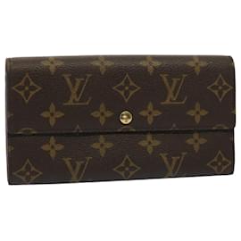 Louis Vuitton-LOUIS VUITTON Monogram Pochette Porte Monnaie Credit Wallet M61725 auth 50641-Monogram