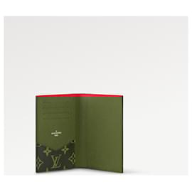 Louis Vuitton-LV passport cover new-Red
