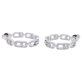 Messika-Messika earrings, “Move Link”, WHITE GOLD, diamants.-Other