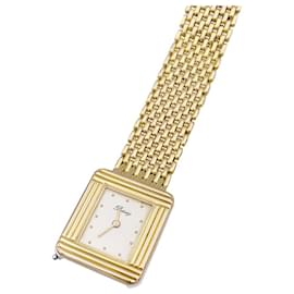 Poiray-Poiray watch, "My first", yellow gold, gold plate, steel.-Other