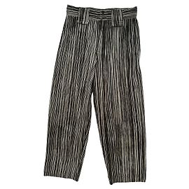 Issey Miyake Homme Plissé Printed painted effect trousers Multiple colors