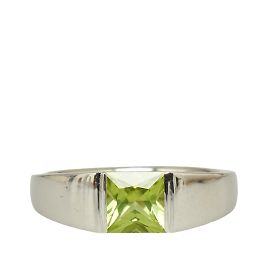 & Other Stories 18k Gold Peridot Ring Silvery