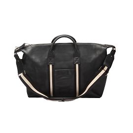 Bally Leather Travel Bag Black