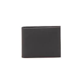 Hermès-Bifold Geldbörse aus Leder-Schwarz