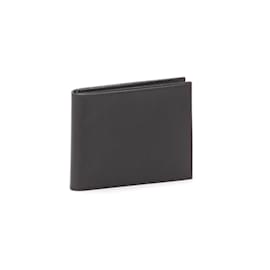 Hermès-Leather Bifold Wallet-Black