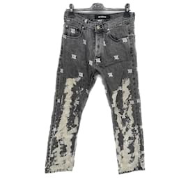 Autre Marque-MISBHV  Trousers T.FR 40 Denim - Jeans-Grey