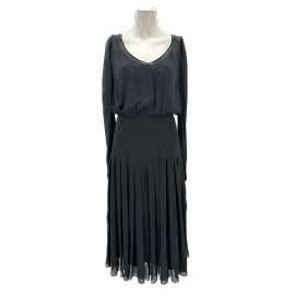 SCHIAPARELLI  Dresses T.fr 38 silk Black
