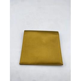 Saint Laurent-SAINT LAURENT  Clutch bags T.  leather-Golden