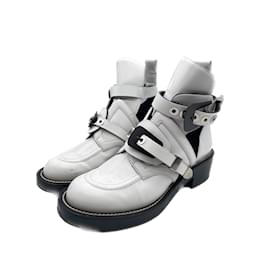 Balenciaga-BALENCIAGA  Ankle boots T.eu 37 leather-White