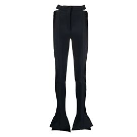 Thierry Mugler Mugler-Hosen T.FR 40 Wolle Schwarz