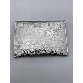 Louis Vuitton-LOUIS VUITTON Handtaschen T.  Leder-Silber