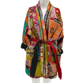 Autre Marque-MONOKI Vestes T.International TAILLE UNIQUE Coton-Multicolore