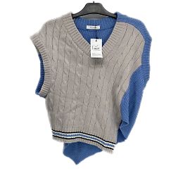 Autre Marque Delada Strickwaren & Sweatshirts T.International L Wolle Grau