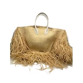 Jacquemus-JACQUEMUS  Handbags T.  Wicker-Beige