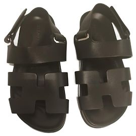 Hermès Hermes Takara Sandals Black