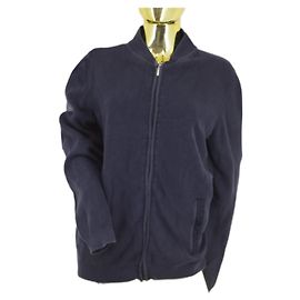 Autre Marque Devred Strickjacke aus Strick für Herren Blau Marineblau Dunkelblau
