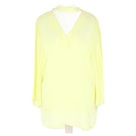 Sandro-Wrap blouse-Yellow