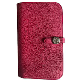 Hermès-Dogon wallet duo-Pink