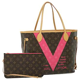 Louis Vuitton-LOUIS VUITTON Monogram Neverfull MM Tote Bag Grenard M41602 LV Auth 51265a-Other,Monogram